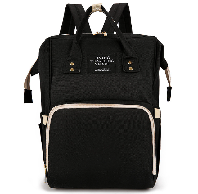 Large Mommy Diaper Backpack – Waterproof Oxford Tote Bag for Moms