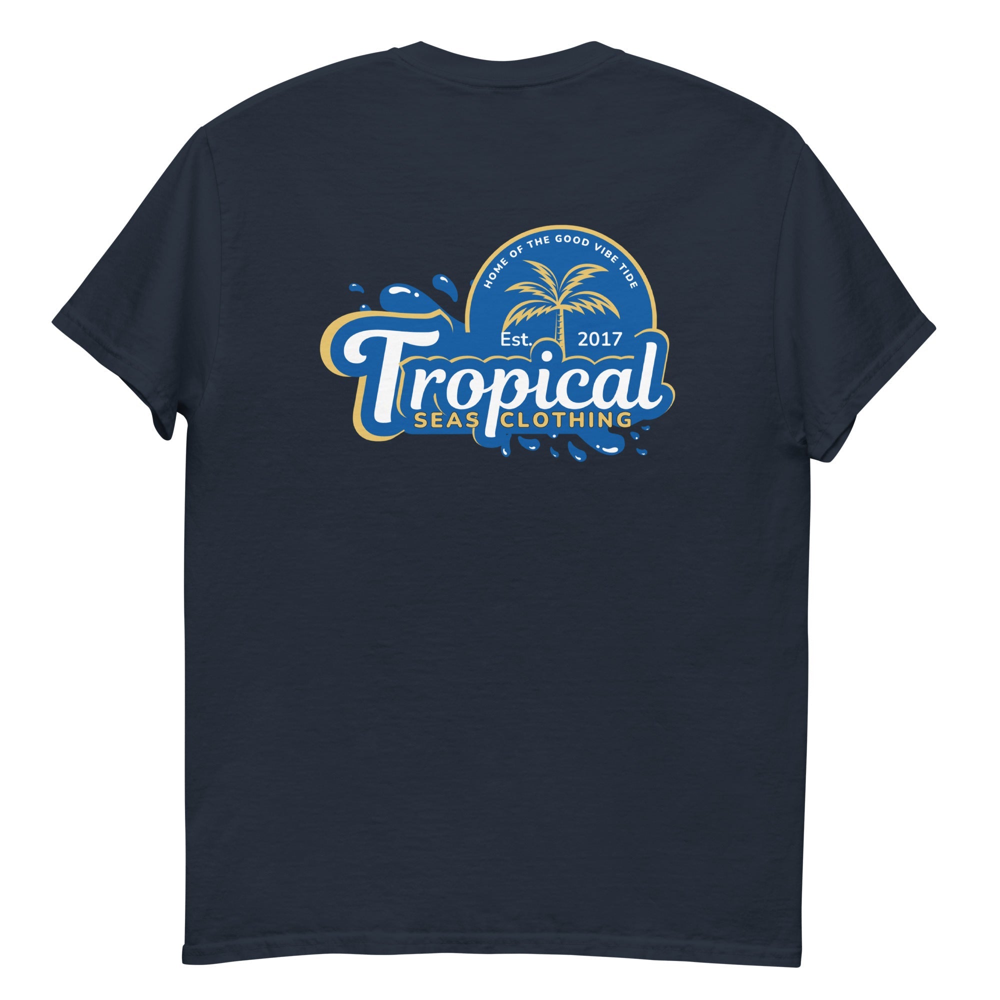 Tropical Tides Classic T-Shirt – Coastal Graphic Tee