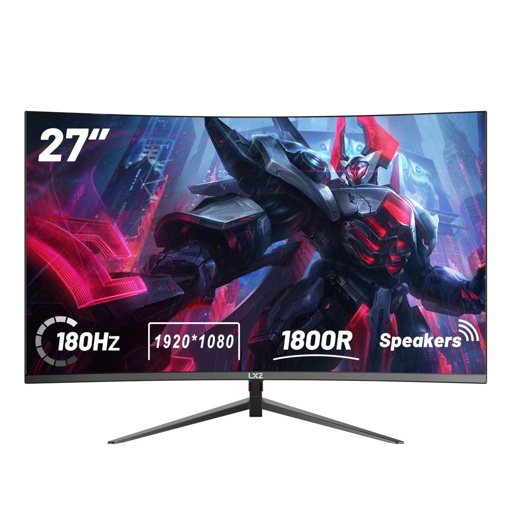 LXZ 27" Curved Gaming Monitor – 180Hz, 1080P, FreeSync