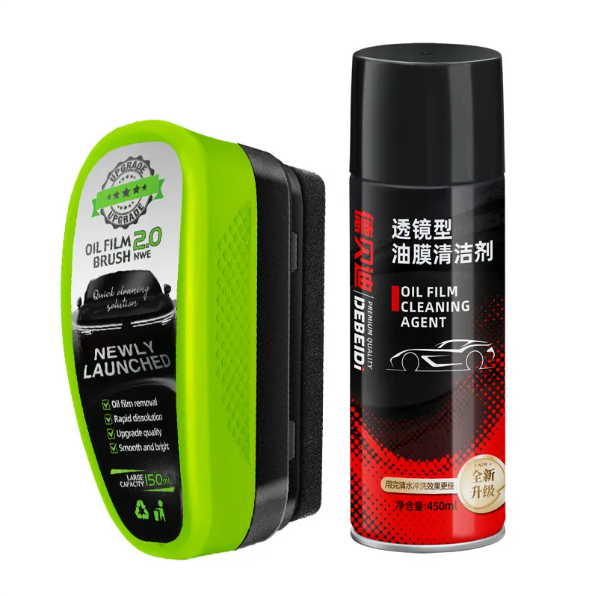 Car Windshield Oil Film Remover – Glass Cleaner & Hydrophobic Coating