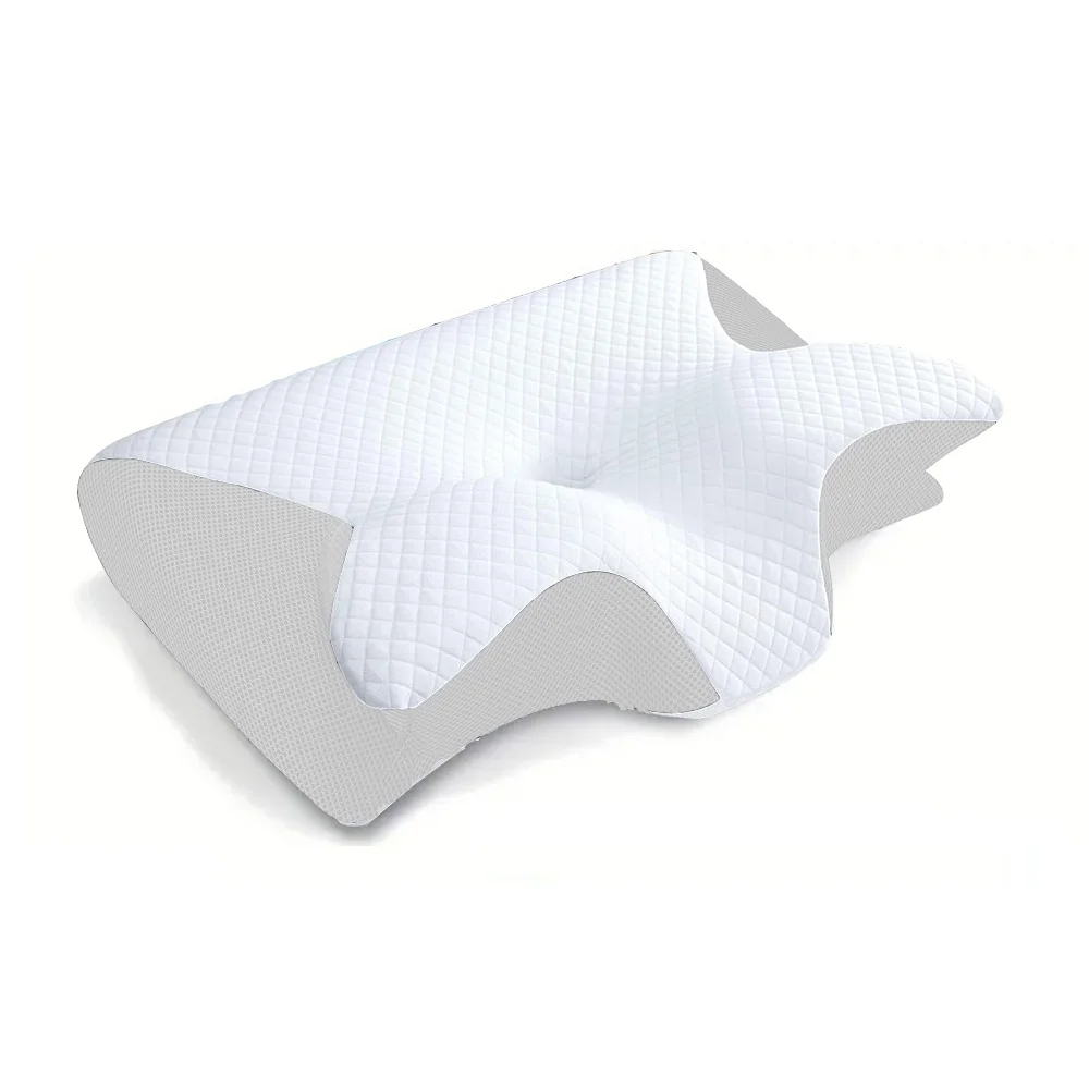 Memory Foam Cervical Neck Pillow – Orthopedic Support for Neck Pain Relief
