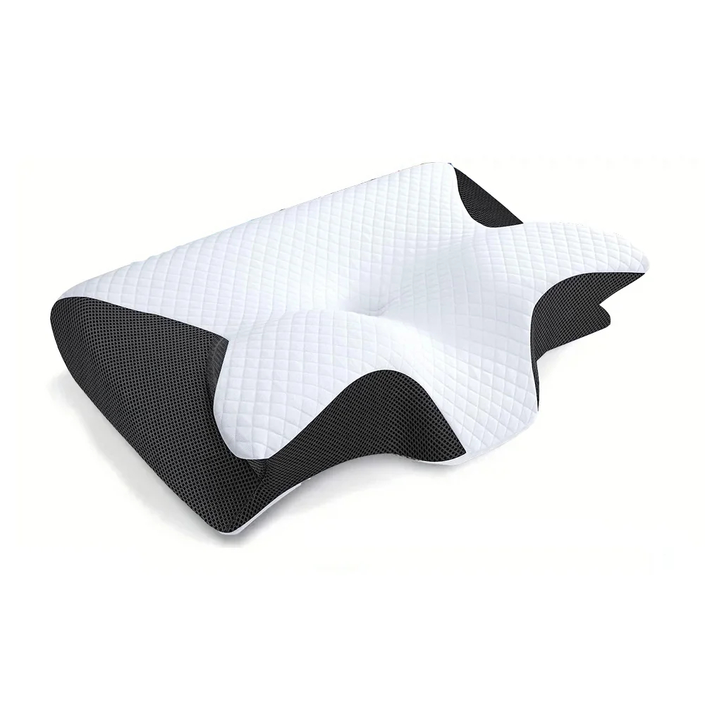 Memory Foam Cervical Neck Pillow – Orthopedic Support for Neck Pain Relief