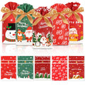 Christmas Treat Bags – 50 Pack Drawstring Holiday Goodie Bags