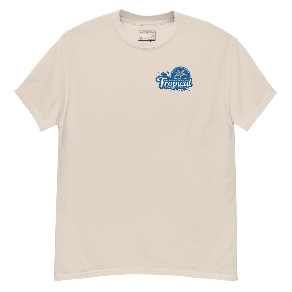 Tropical Tides Classic T-Shirt – Coastal Graphic Tee