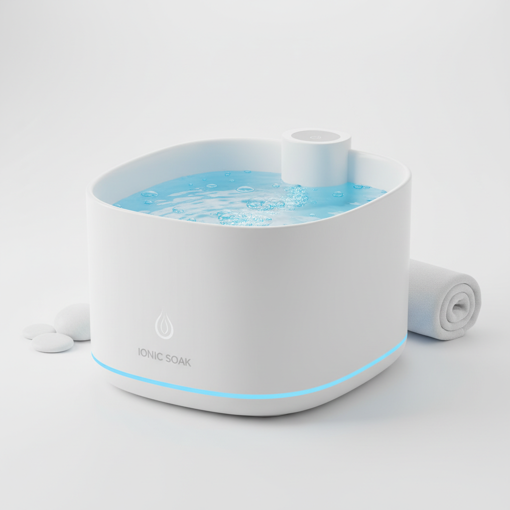 Mini Foot Massager Portable Ion Foot Bath – Relaxing Spa at Home